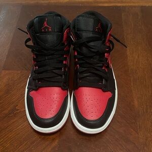 Nike 1’s Red&Black MID
